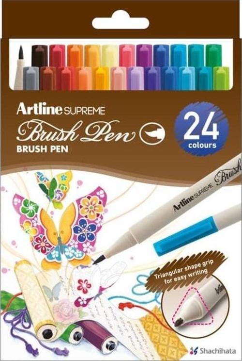 Supreme Brush Uçlu Kalem Seti 24 renk