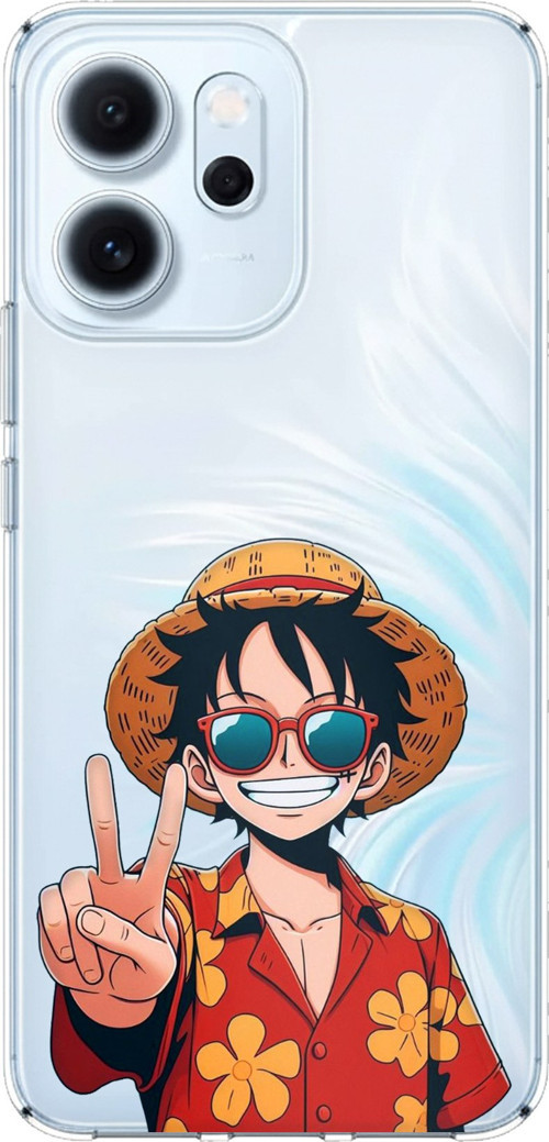 OPPO Reno 14F Uyumlu Monkey D. Luffy Tasarımlı Baskılı Silikon Kılıf