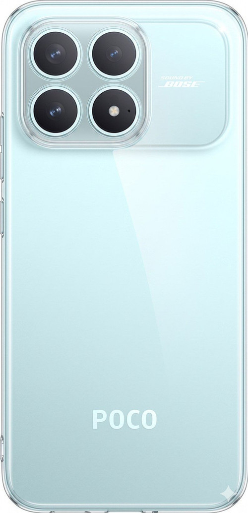 POCO F8 PRO Uyumlu Şeffaf Silikon Kılıf