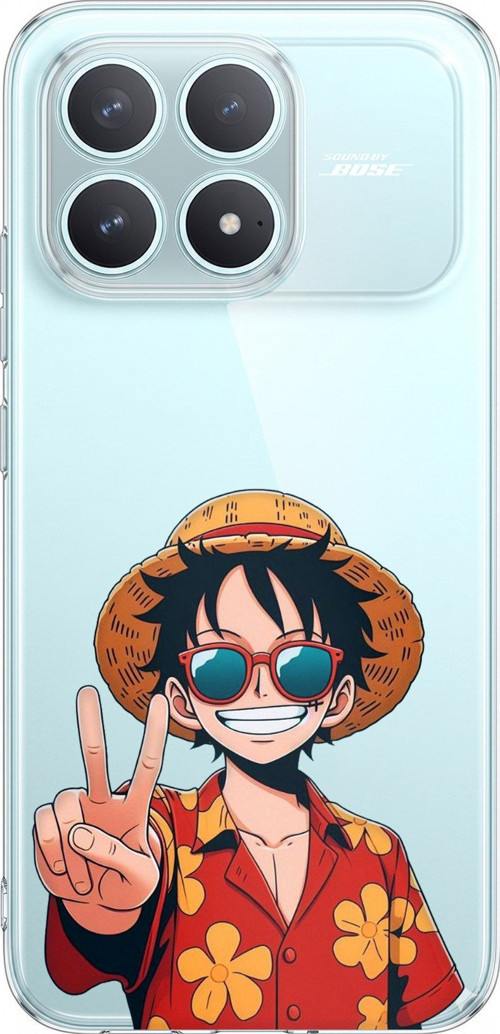 POCO F8 PRO Uyumlu Monkey D. Luffy Tasarımlı Baskılı Silikon Kılıf