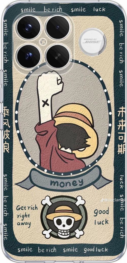 Poco F8 Ultra Uyumlu One Piece Dolar Baskılı Silikon Kılıf