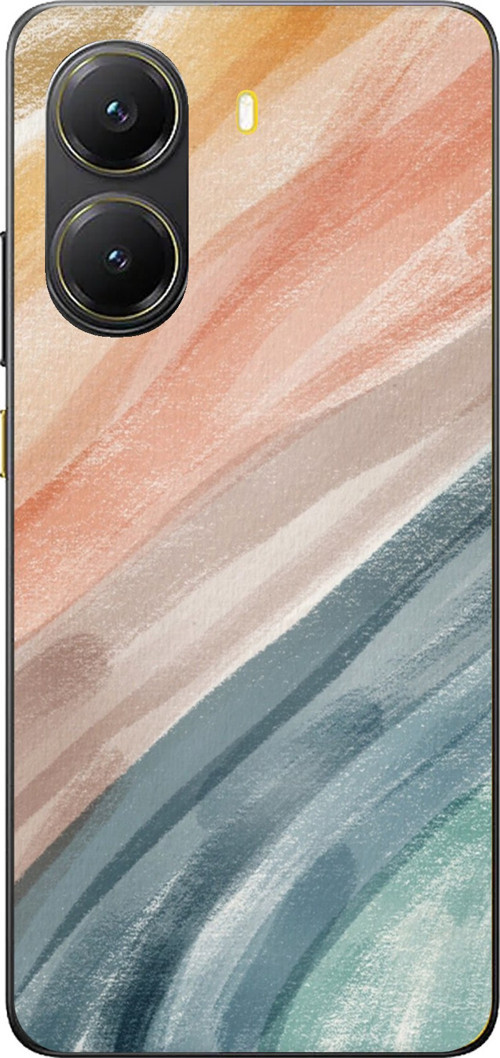 POCO X7 PRO Uyumlu Modern Renk Paleti Baskılı Silikon Kılıf