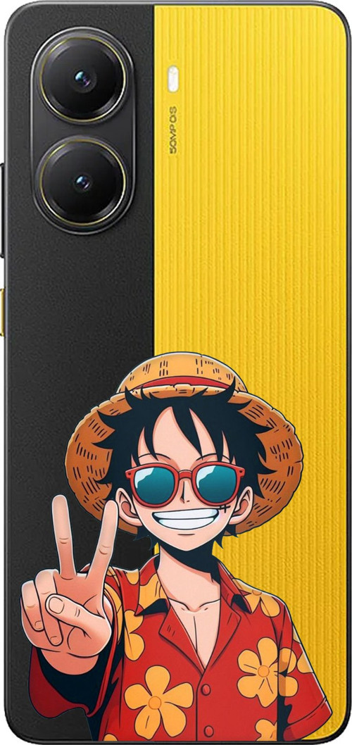 POCO X7 PRO Uyumlu Monkey D. Luffy Tasarımlı Baskılı Silikon Kılıf