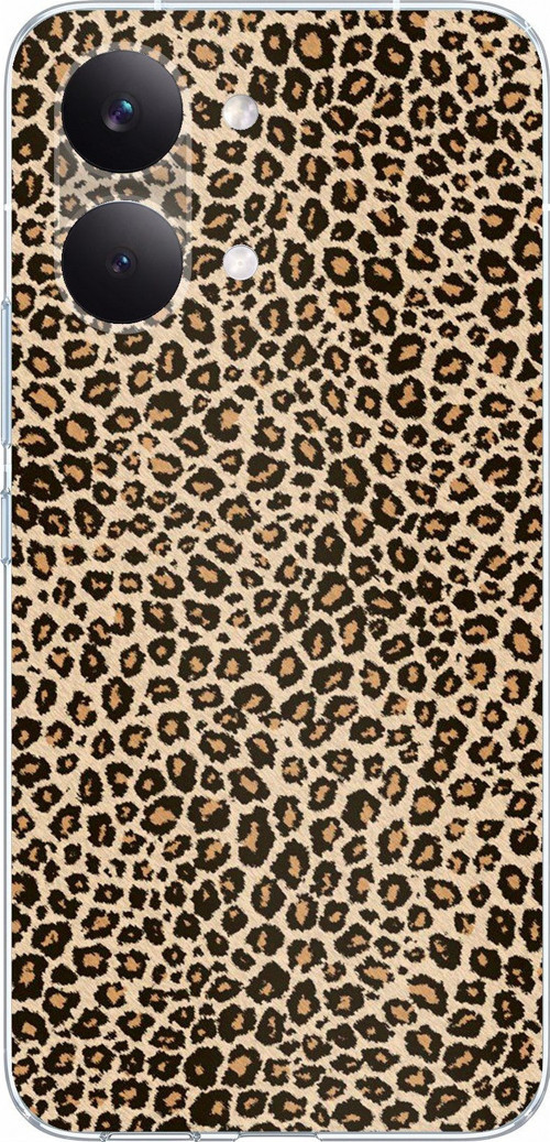 POCO X8 PRO MAX Uyumlu Leopar Tasarımlı Baskılı Silikon Kılıf