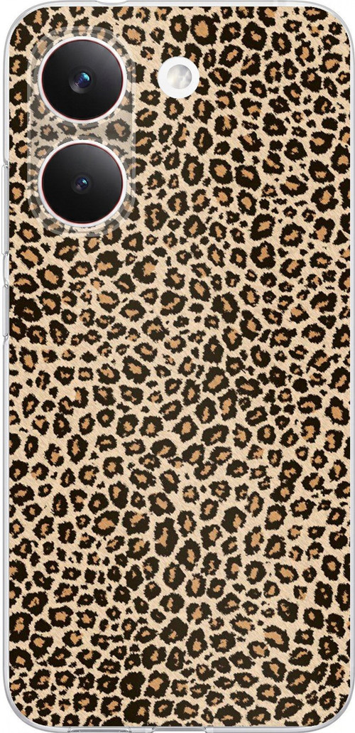 POCO X8 PRO Uyumlu Leopar Tasarımlı Baskılı Silikon Kılıf