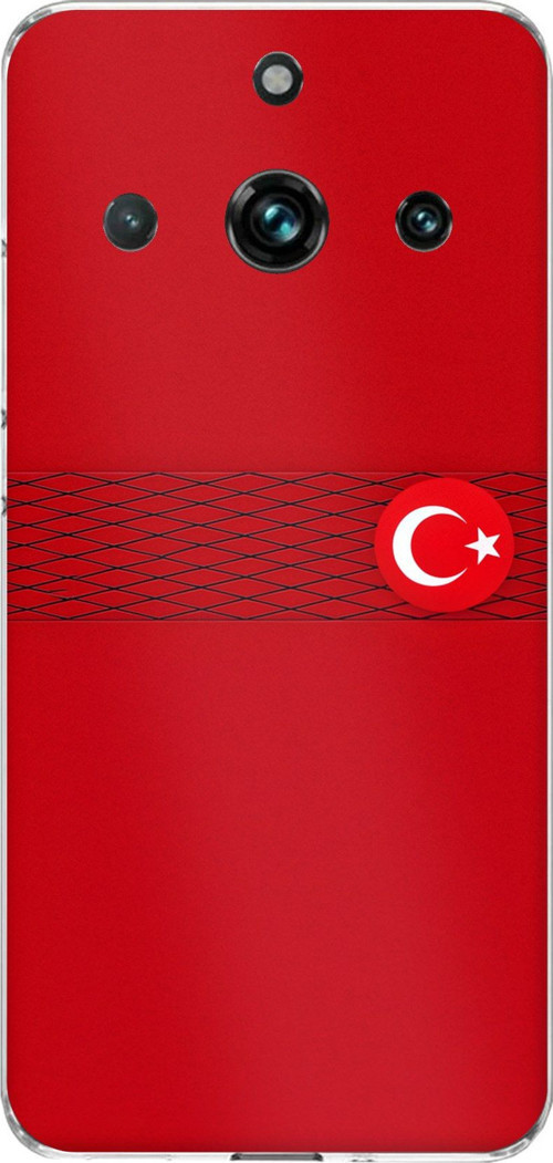 Realme 11 PRO-11 PRO PLUS Uyumlu Türk Milli Takım Izgara Desenli Forma Baskılı Silikon Kılıf