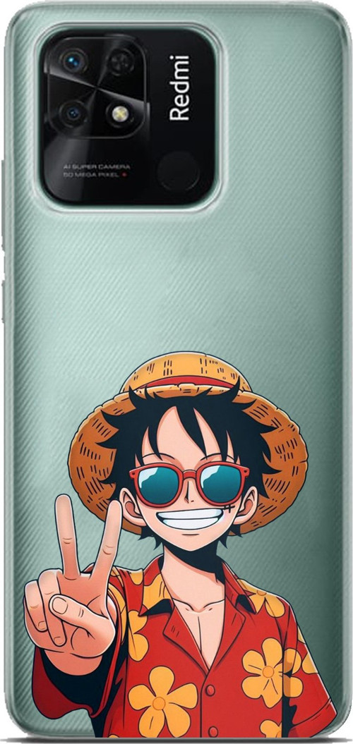 Redmi 10C - POCO C40 Uyumlu Monkey D. Luffy Tasarımlı Baskılı Silikon Kılıf