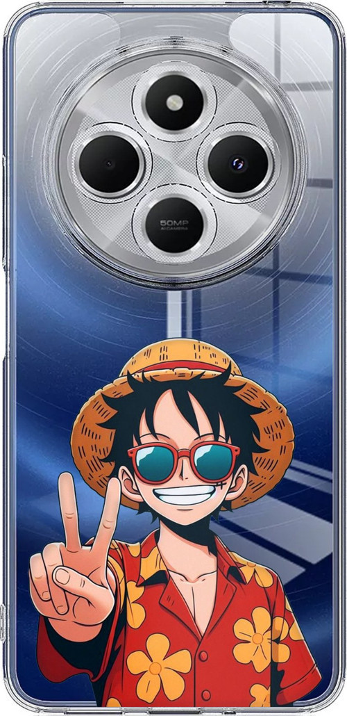 Redmi 14C Uyumlu Monkey D. Luffy Tasarımlı Baskılı Silikon Kılıf