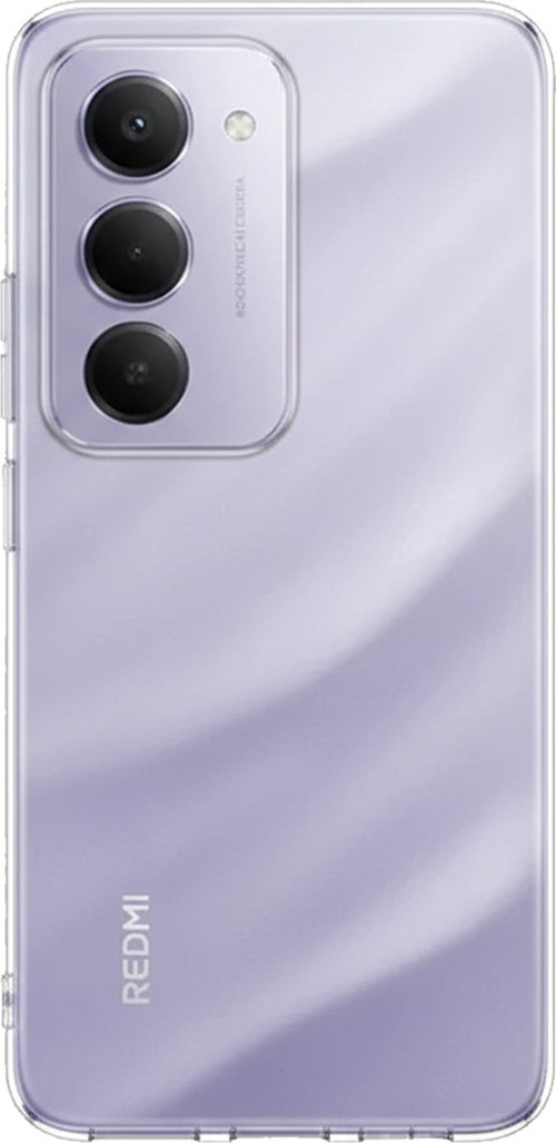 Redmi 15 4G Uyumlu Şeffaf Silikon Kılıf