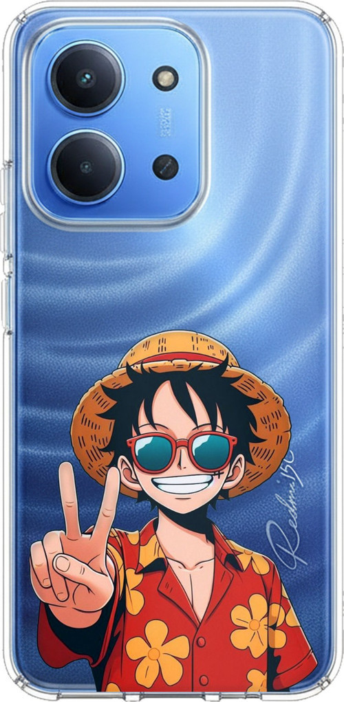 Redmi 15C Uyumlu Monkey D. Luffy Tasarımlı Baskılı Silikon Kılıf