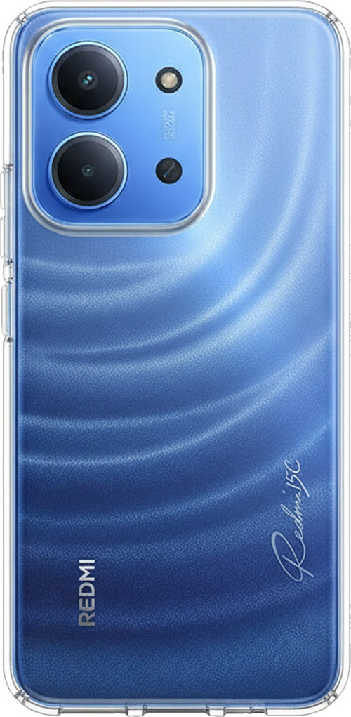 Redmi 15C Uyumlu Şeffaf Silikon Kılıf