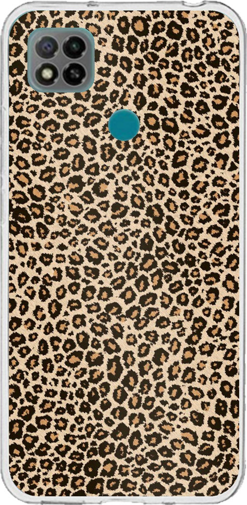 Redmi 9C / 10A Uyumlu Leopar Tasarımlı Baskılı Silikon Kılıf