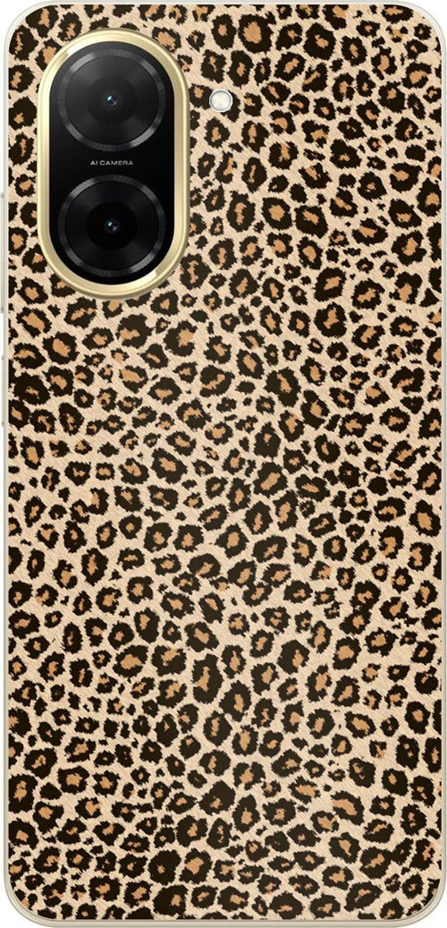 Redmi A5 Uyumlu Leopar Tasarımlı Baskılı Silikon Kılıf