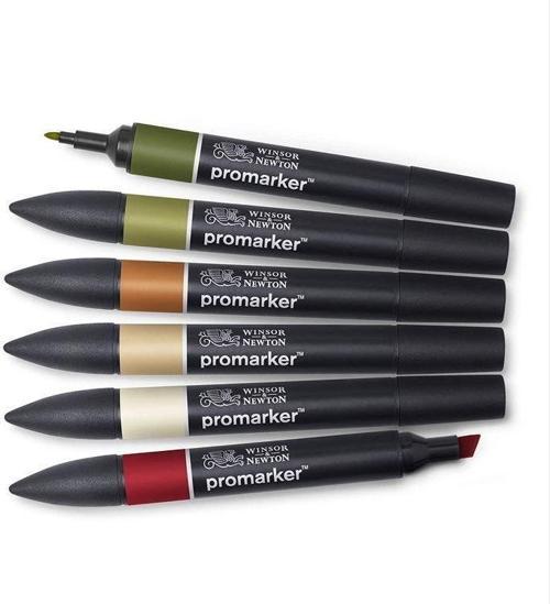 Promarker Landscape Tones 1 Manzara Tonlar Seti (6 Renk)