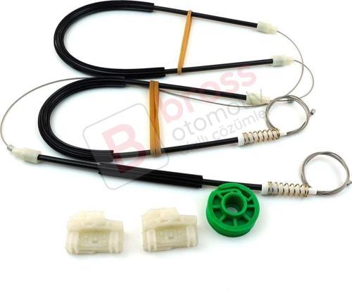 Audi A4 S4 RS4 B5 8D2 8D5 1994-2002 4/5 Kapı 8D0837461 İçin Elektrikli Ön Sol Cam Kriko Tamir Seti