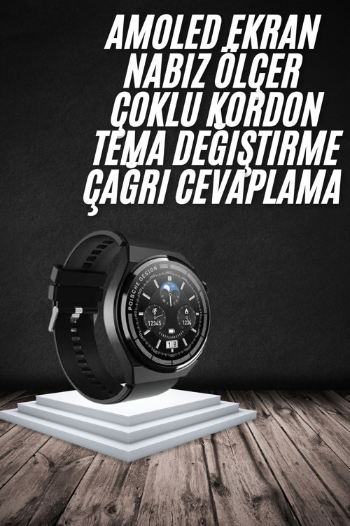 Çok Tercih Edilen Akıllı Saat Ekran Nabız Sensörü Gps Adımsayar