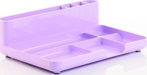 KLM 206 Masaüstü Organizer Kalemlik Pastel Mor