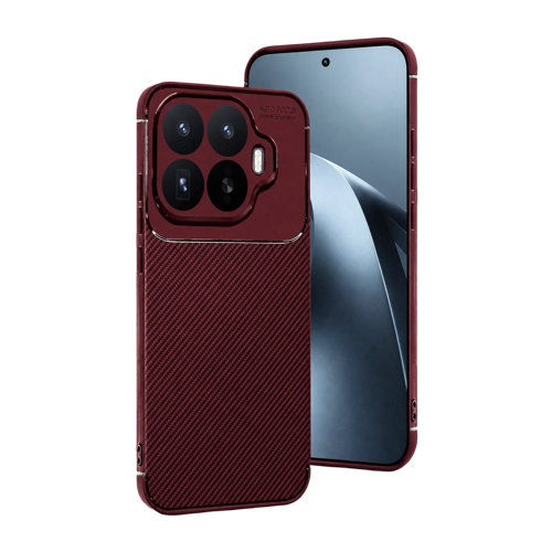 Mi 17T Auto Focus Karbon Kapak - Bordo