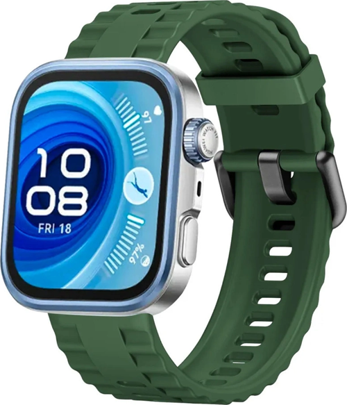 Watch Fit 3 Klasik Kordon - Koyu Yeşil