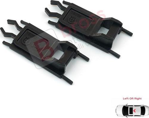 BMW E36 E39 X5 E53 E46 için 2 Adet Sunroof Kızak Ray Tamir Klipsi 54137134516