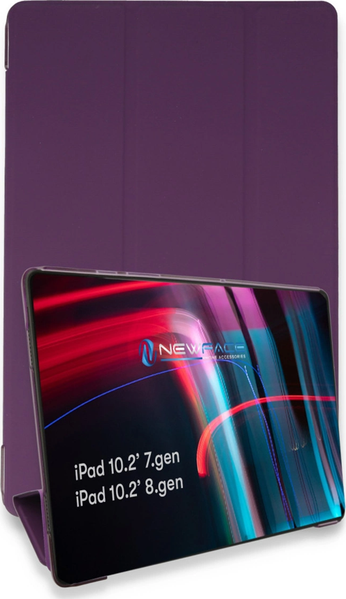 Apple İpad 10.2 (7.nesil) Kılıf Tablet Smart Kılıf - Mor