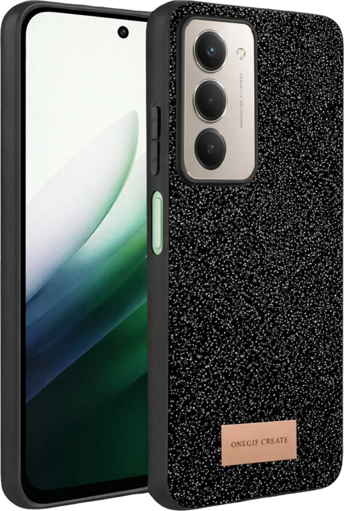 Onegif Xiaomi Redmi 15 4g Bright Simli Kapak - Siyah