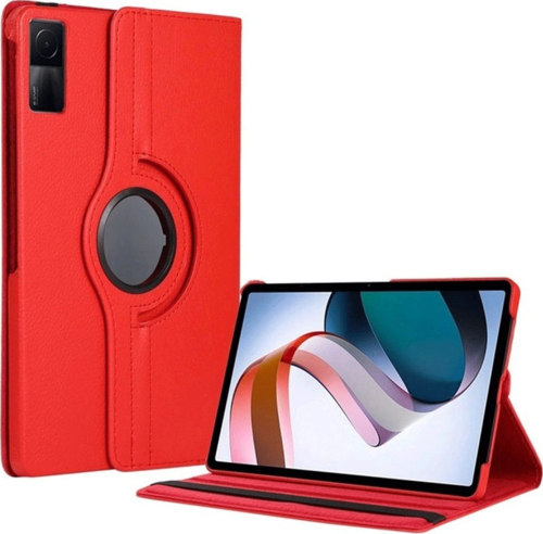 Xiaomi Redmi Pad Se 4g Kılıf 360 Tablet Deri Kılıf - Kırmızı