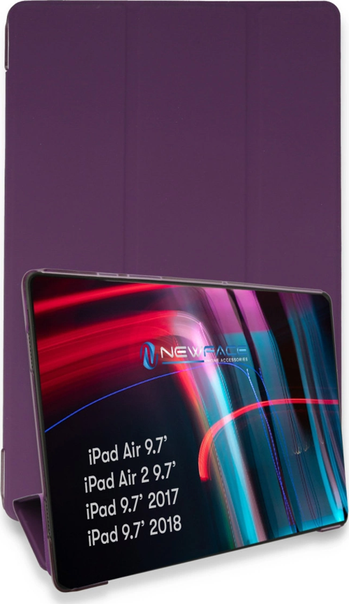 Apple İpad 5 Air 9.7 Kılıf Tablet Smart Kılıf - Mor