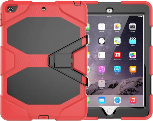 Apple İpad 5 Air 9.7 Kılıf Griffin Tablet Kapak - Kırmızı