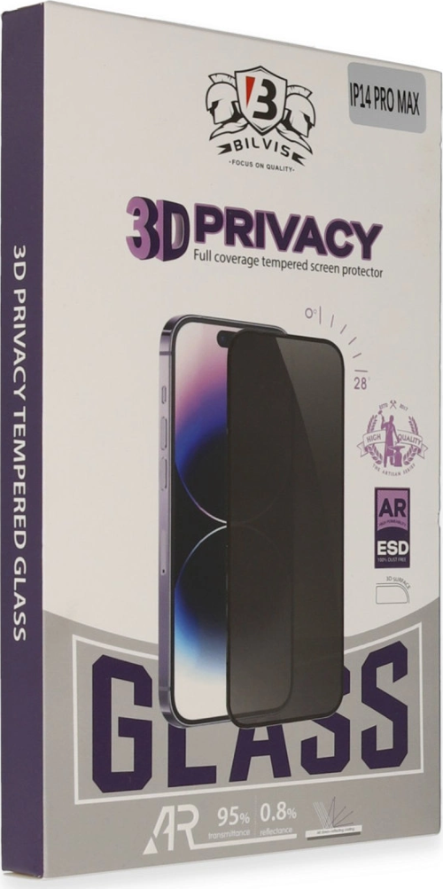 Apple İphone 12 Pro Max Bilvis 3d Hayalet Cam Ekran Koruyucu