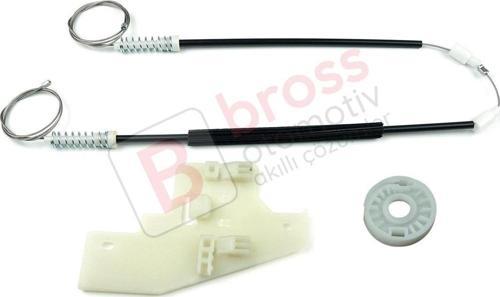 Peugeot 407 6E 6D 2004-2011 4/5 Kapı 9644893680 İçin Elektrikli Arka Sağ Cam Kriko Tamir Seti