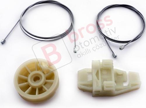 Citroen C3 MK1 FC FN 2002-2010 5-Kapı Hatchback 9222N5 İçin Ön Sağ Kapı Cam Kriko Tamir Seti