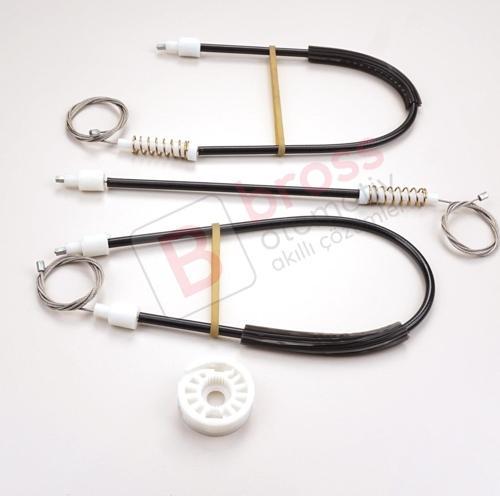 Mercedes E Series W211 S211 2002-2009 4/5 Kapı A2117200346 İçin Ön Sol Cam Kriko Tamir Seti