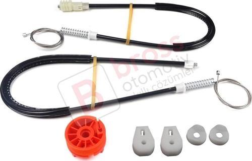 Citroen C3 Pluriel MK1 Cabrio Convertible 2003-2010 İçin Elektrikli Arka Sol Cam Kriko Tamir Seti