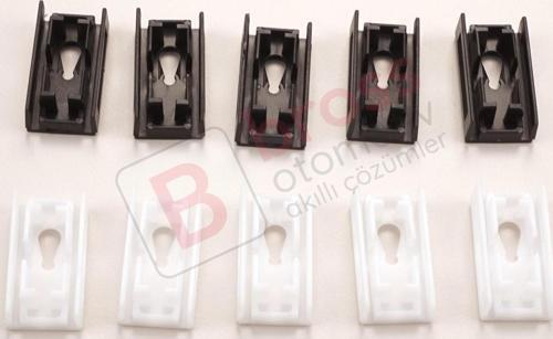 Mercedes Vito W638 1996-2003 için Ön Cam Çıta Klips Seti Sağ Sol 638984086  6389840961