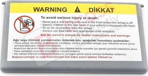 Mercedes W203 için Gri Güneşlik Ayna Kapağı A2038170220