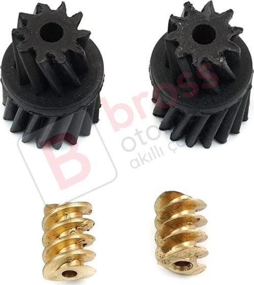 Mercedes W203 W211 CLK W209 A209 İçin 2 Set Merkezi Kilit Tamir Dişlisi 2037200135.