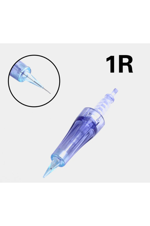1R Kalıcı Makyaj Iğnesi Mavi (5 Adet)