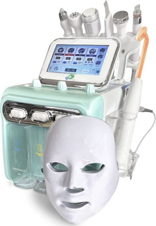Led Maskeli & Yüksek Frekanslı Hydrafacial 8İn1