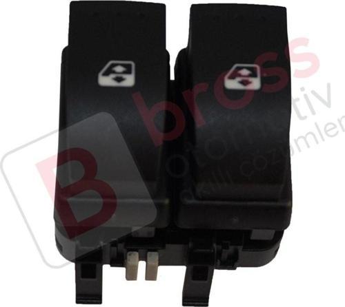 Renault Megane Scenic Laguna MK2 için İkili Sürücü Kapı Cam Düğmesi 8200315042