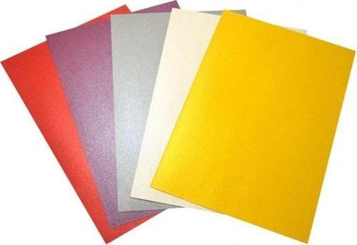 Sedefli Karton 49x69 cm.230 gr. 5 Renk 10'lu Paket
