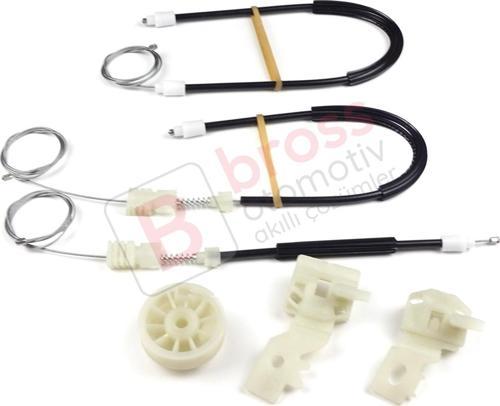 Nissan Primera P12 WP12 2001-2008 4/5 Kapı 80770AV601 İçin Elektrikli Ön Sağ Cam Kriko Tamir Seti
