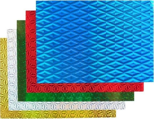 Hologramlı Karton 50x70cm Karışık 10'lu Poşet