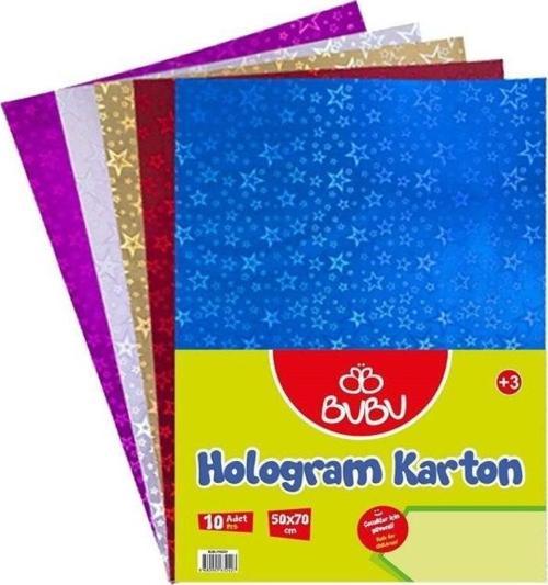 Hologram Karton 10'lu 50x70 cm