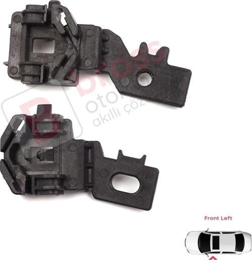 Nissan Primera P12 MK3 Qashqai MK1 J10 İçin Sol Ön Cam Kriko Tamir Klips Seti