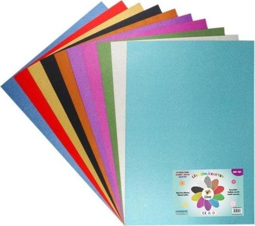 Simli Karton 50x70 cm 10 Renk 250 gr.