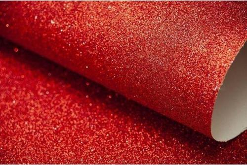 Simli Karton 50x70 cm 5 Adet 250 gr. KIRMIZI