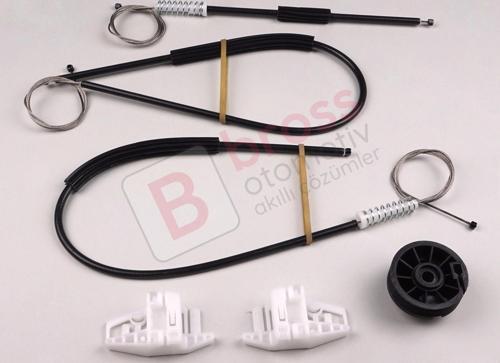 Peugeot 206 206+ 1998-2012 4/5 Kapı 9222E8 9222F8 İçin Elektrikli Ön Sağ Kapı Cam Kriko Tamir Seti