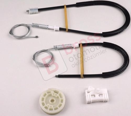 Peugeot 306 1992-2003 4/5 Kapı Hatchback Sedan SW 9221C2 İçin Elektrikli Ön Sol Cam Kriko Tamir Seti