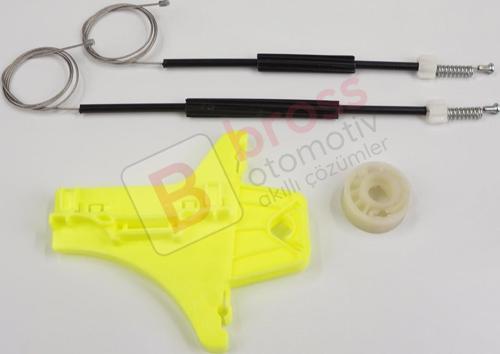 VW Golf MK7 5G 2012-2021 5-Kapı 5G4839461 İçin Elektrikli Arka Sol Cam Kriko Tamir Seti